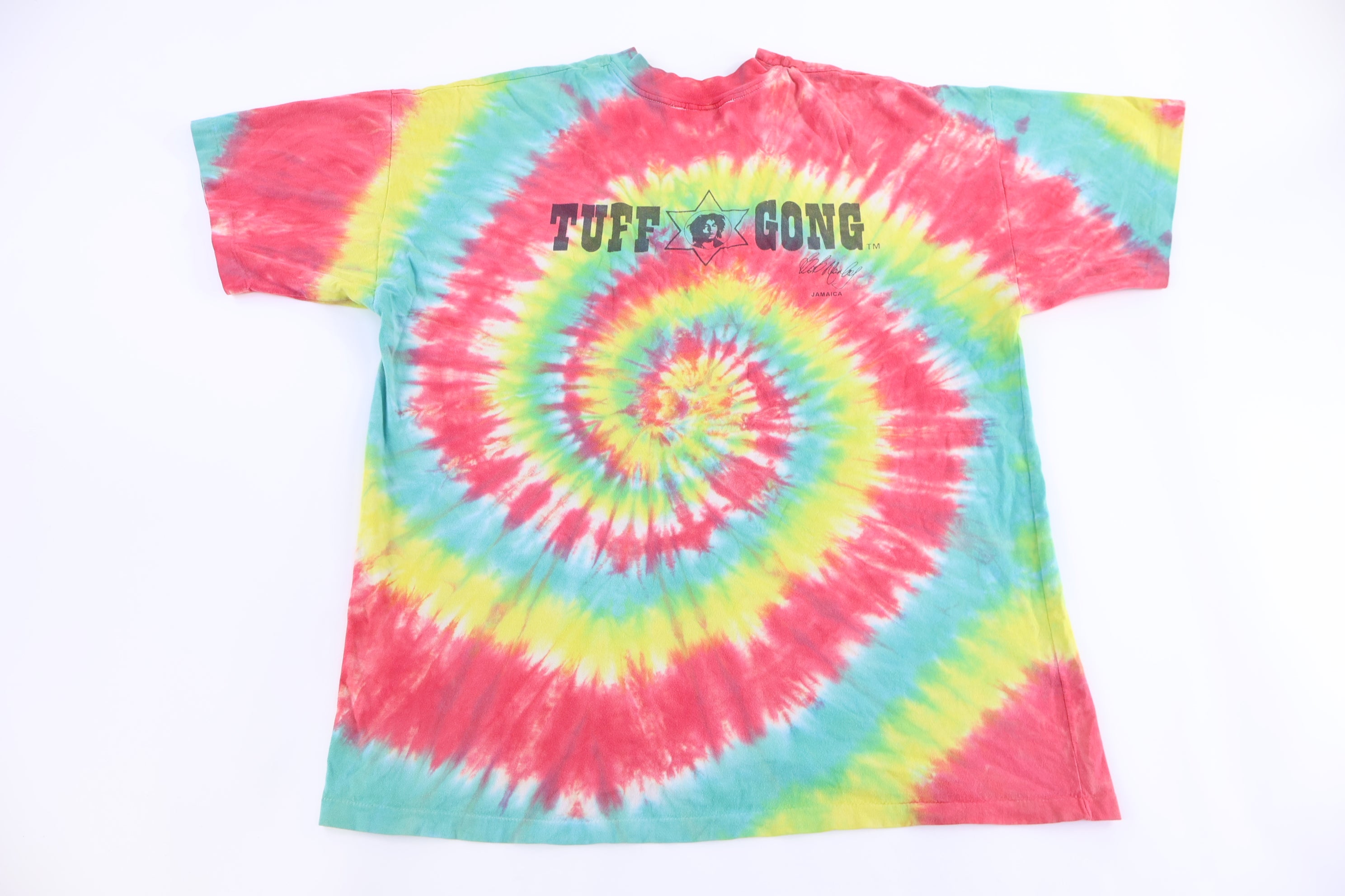 80's Bob Marley Tuff Gong Tie Dye T-shirt