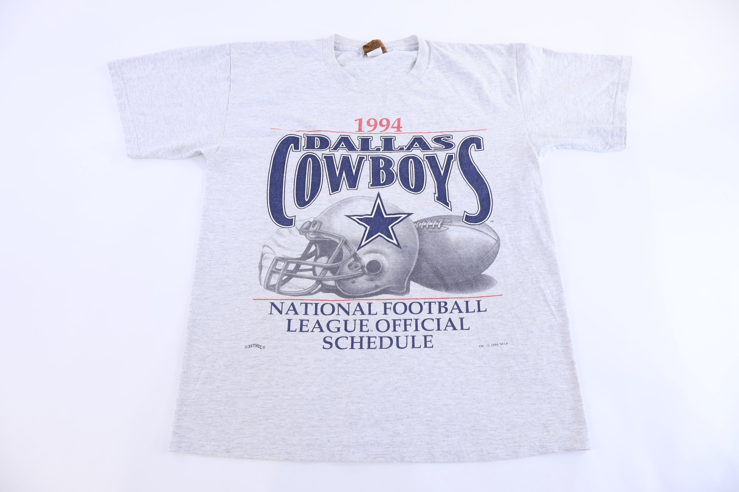 1994 Dallas Cowboys Football Official Schedule T-shirt