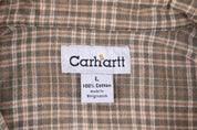 Carhartt Logo Patch Green LS Button Down