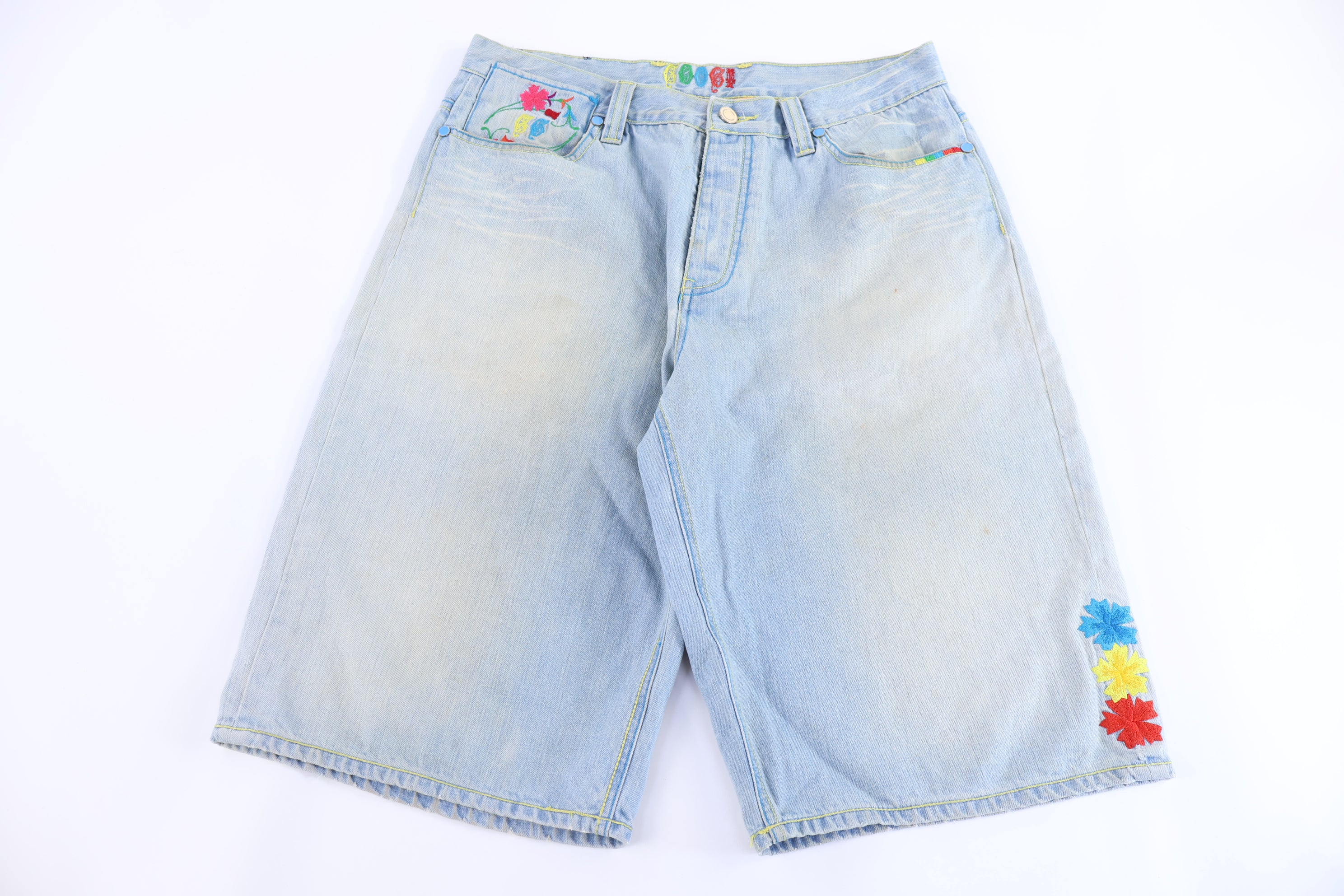 Vintage Coogi Light Wash Denim Shorts