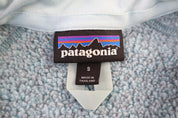 Women's Patagonia Logo Patch Blue Quarter Zip Sweater