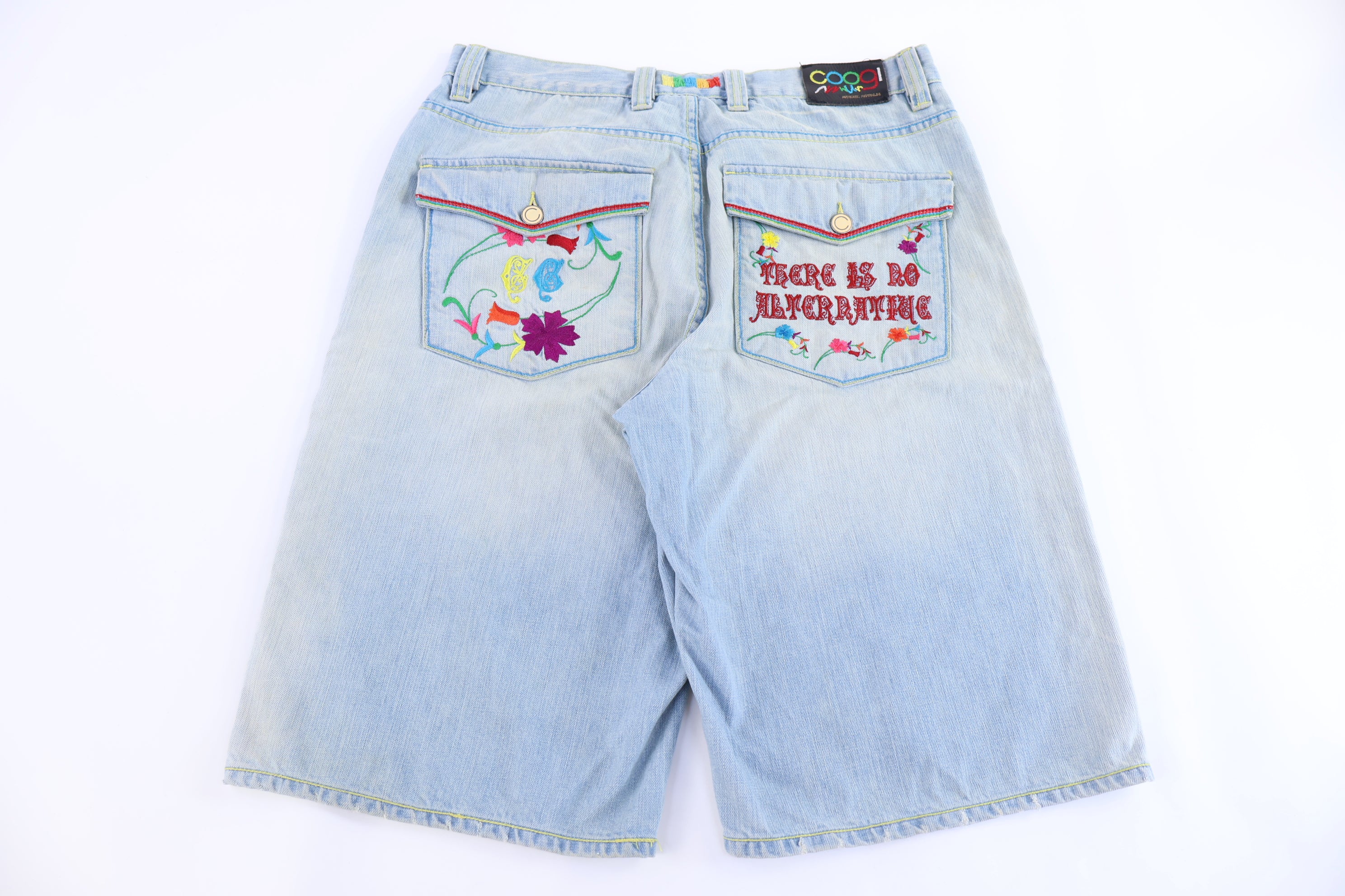 Vintage Coogi Light Wash Denim Shorts