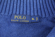 Polo Ralph Lauren Embroidered Logo Quarter Zip Sweater