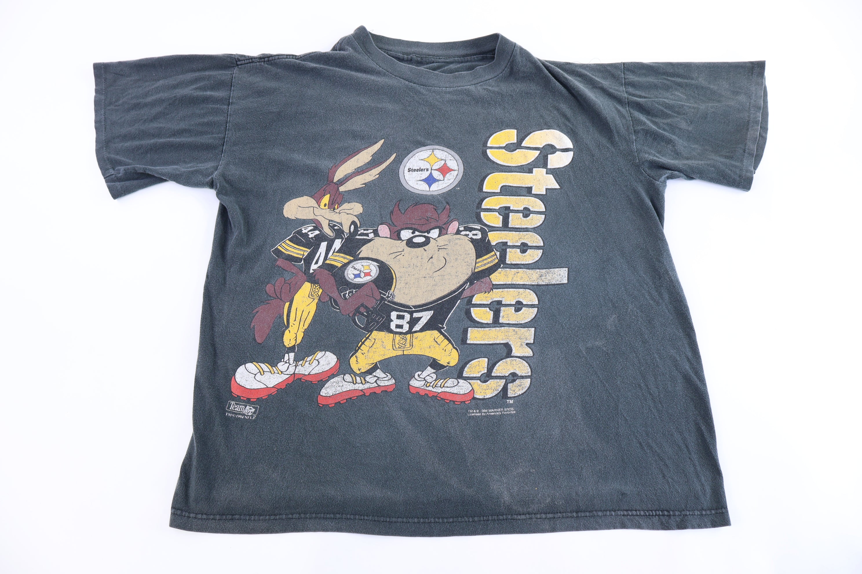 1994 Looney Tunes Pittsburgh Steelers Football T-shirt