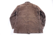 Carhartt Logo Patch Brown Full Zip Jacket
