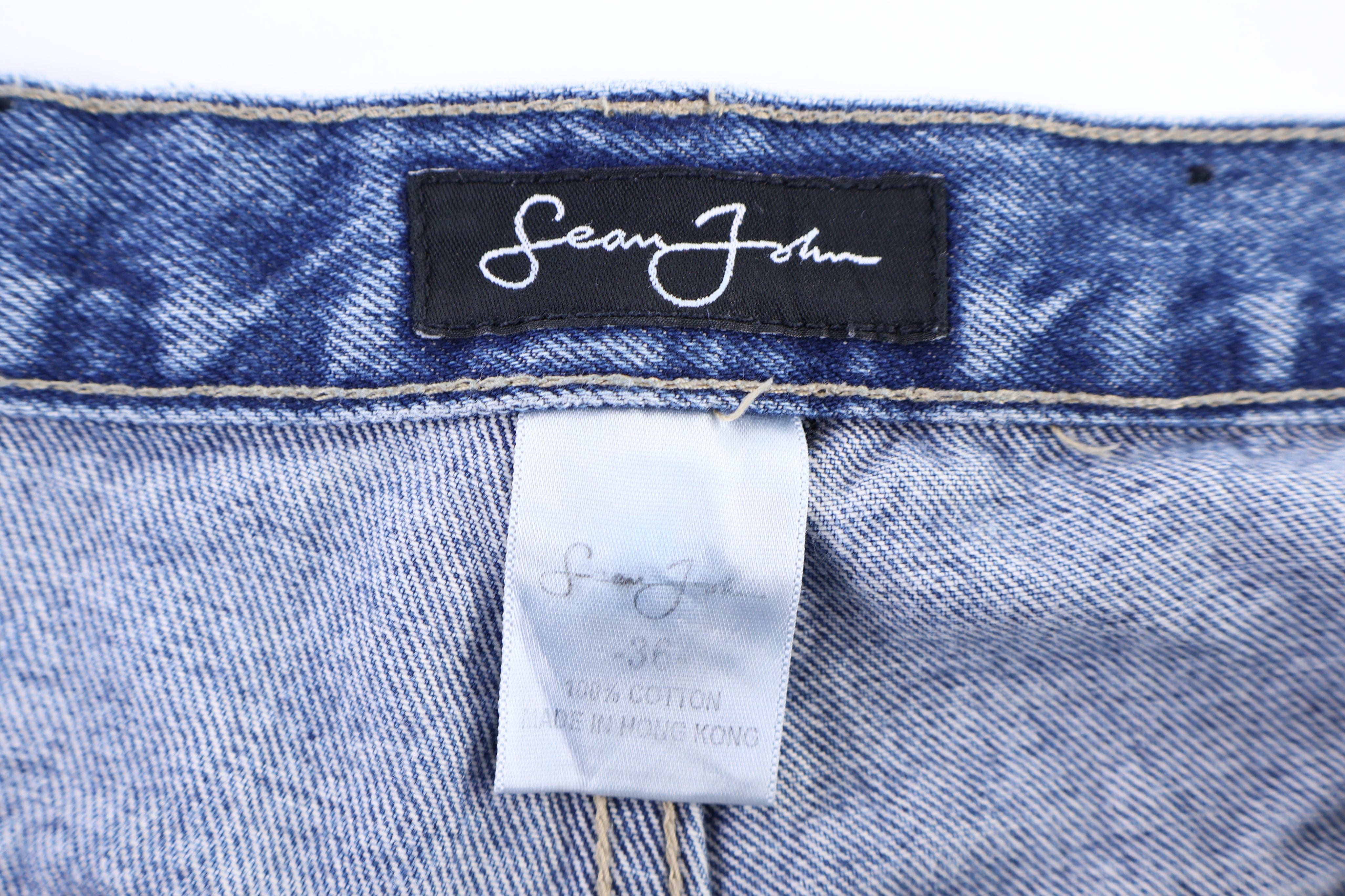 Sean John Medium Wash Denim Shorts