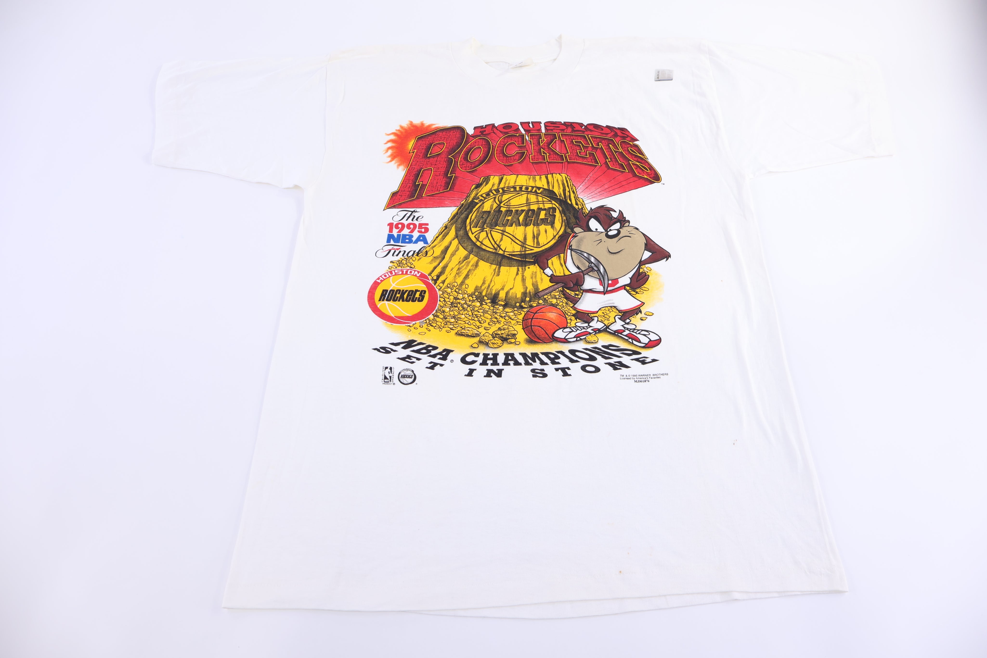 1995 Houston Rockets Basketball NBA World Champions T-shirt