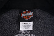 Harley Davidson Motorcycles Grey Fleece Pullover Sweater
