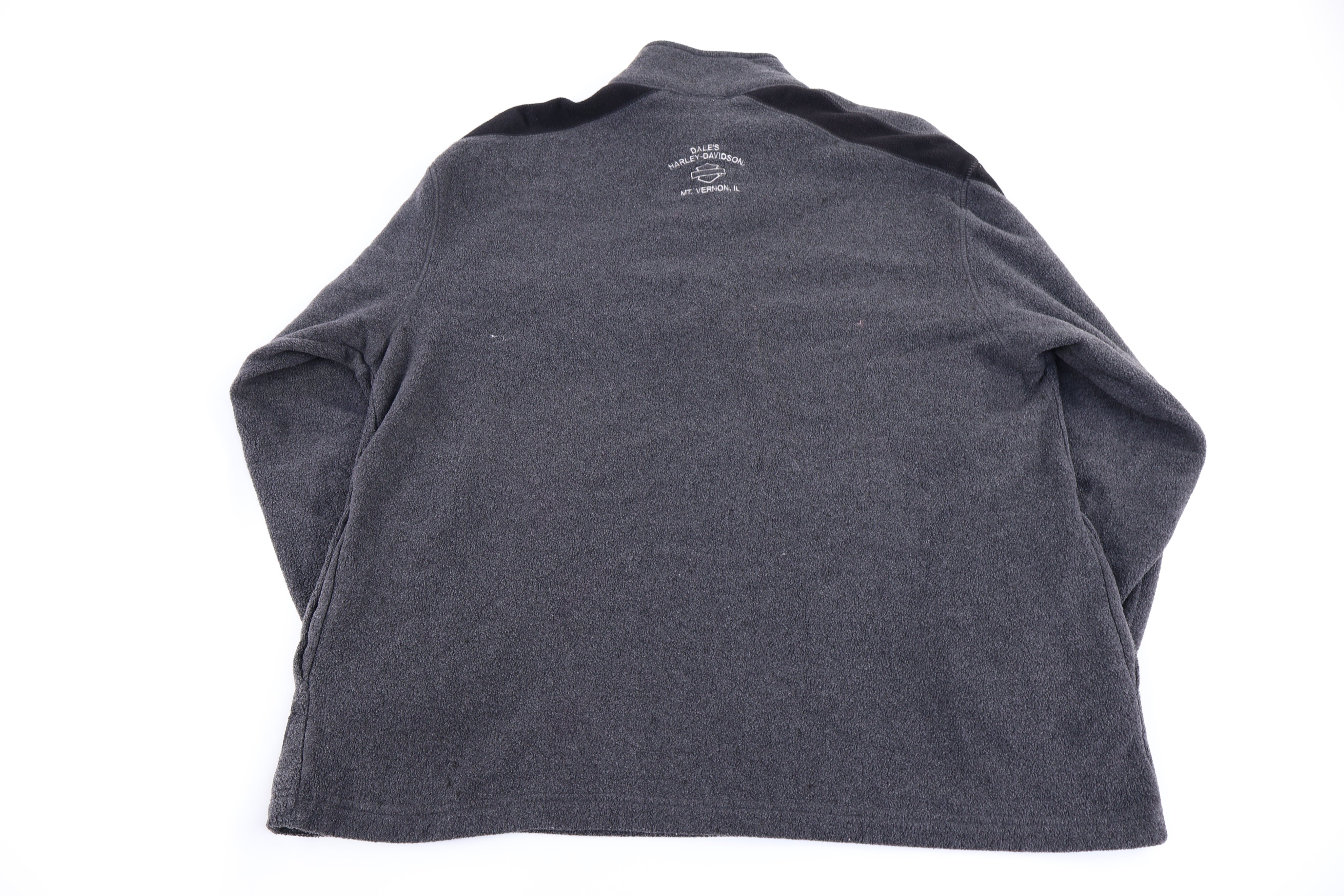 Harley Davidson Motorcycles Grey Fleece Pullover Sweater