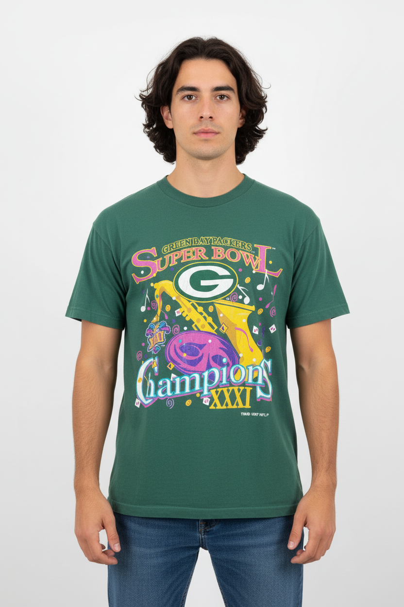 1997 Green Bay Packers Super Bowl Champions T-shirt