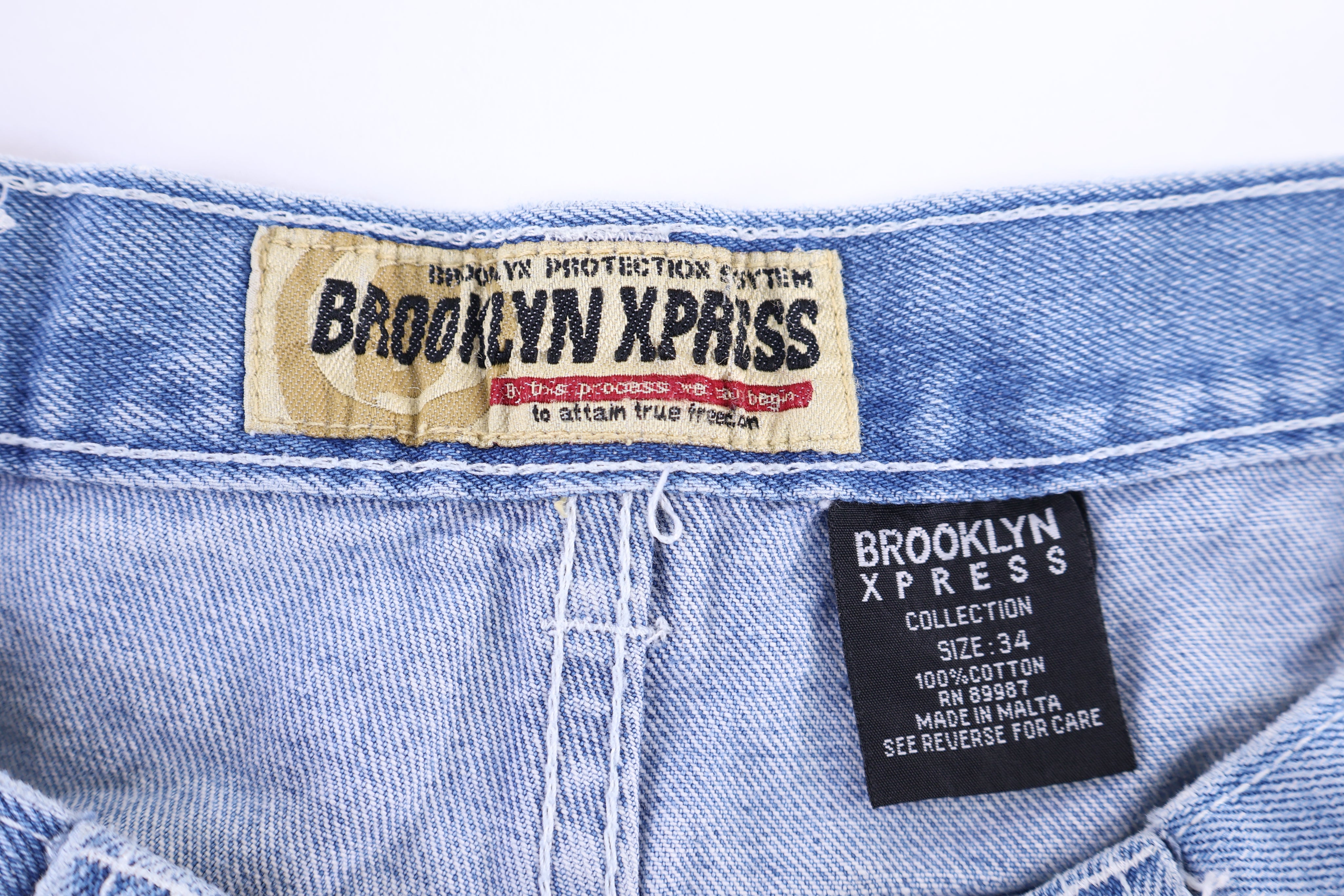 Y2K Brooklyn Xpress Denim Shorts