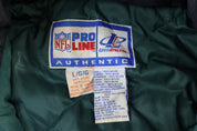 Vintage Green Bay Packers Football Full Zip Puffer Jacket
