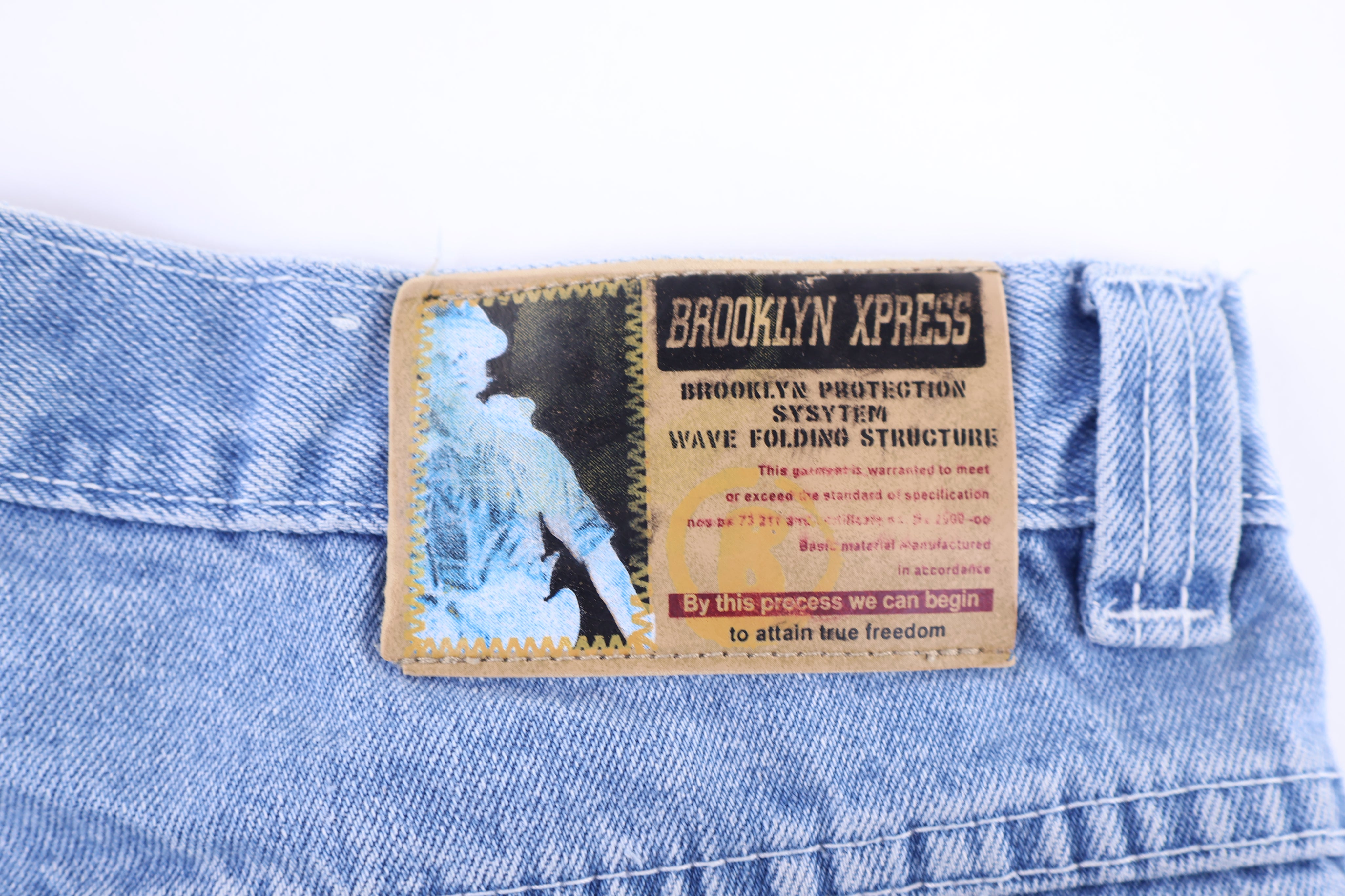 Y2K Brooklyn Xpress Denim Shorts