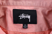 Stussy Pink Coral Full Snap Jacket