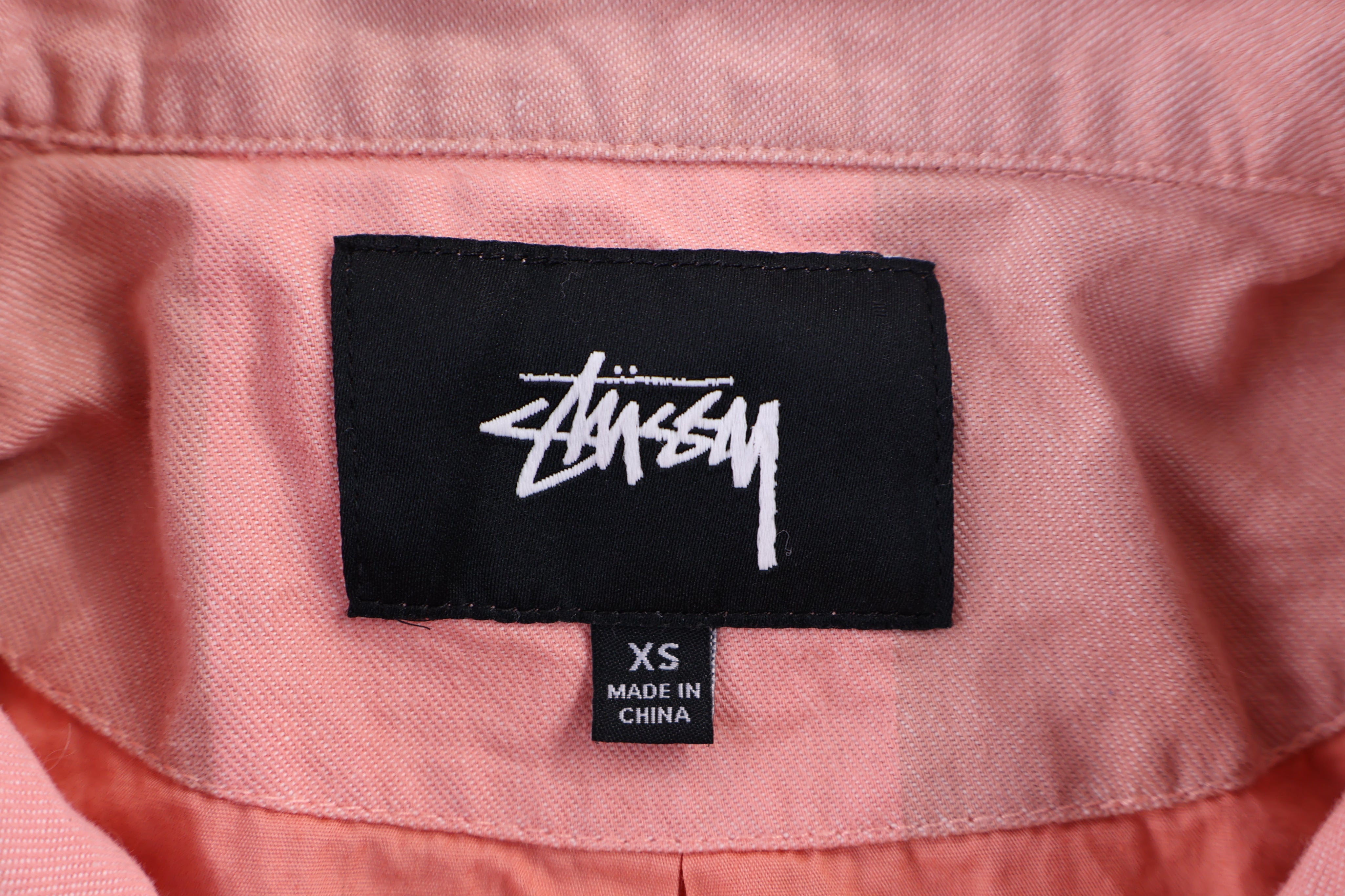 Stussy Pink Coral Full Snap Jacket