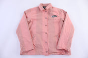 Stussy Pink Coral Full Snap Jacket