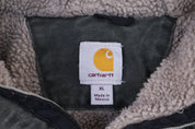 Carhartt Logo Patch Green Full Zip Jacket