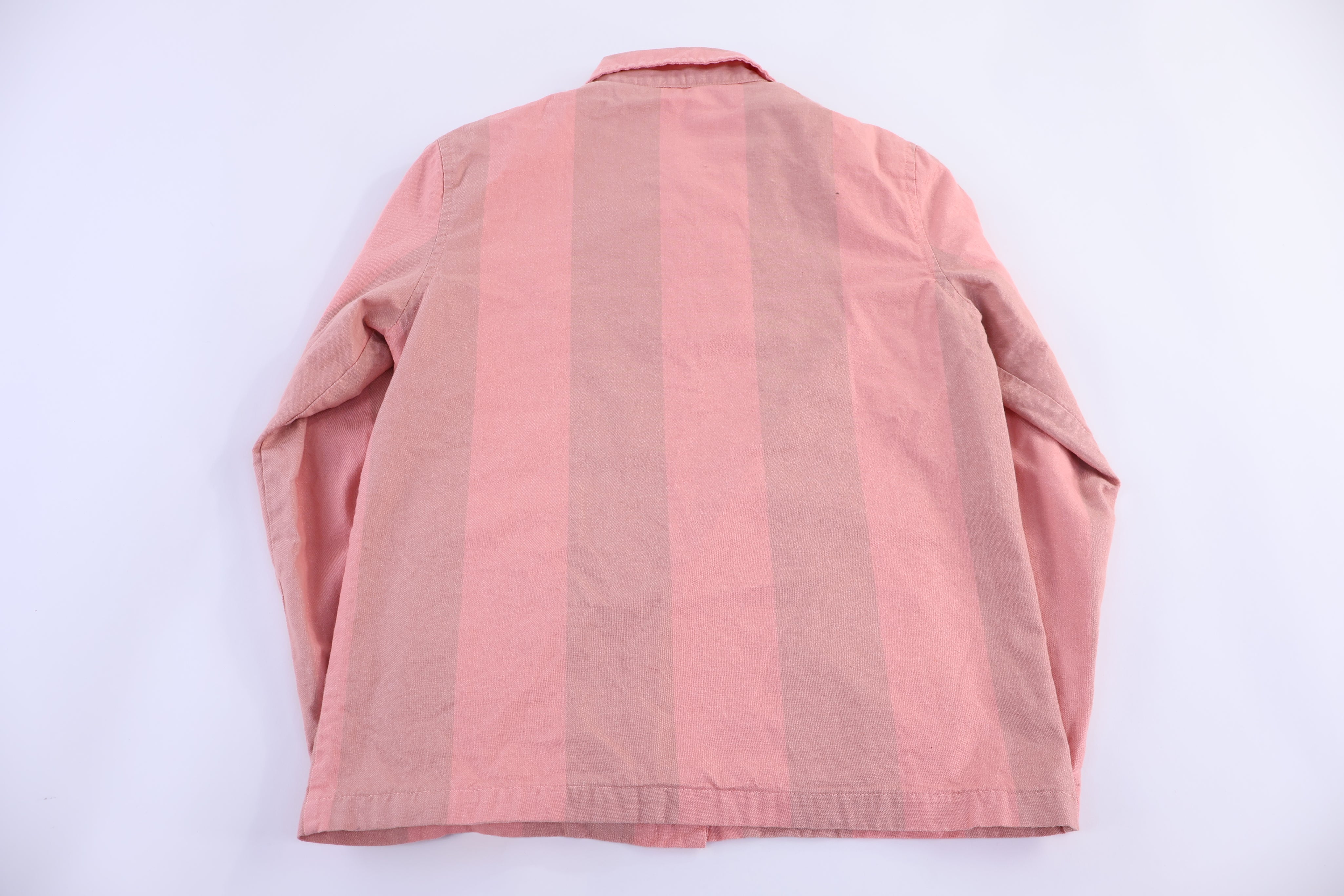 Stussy Pink Coral Full Snap Jacket