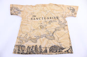90's The Sanctuaries All Over Graphic T-shirt
