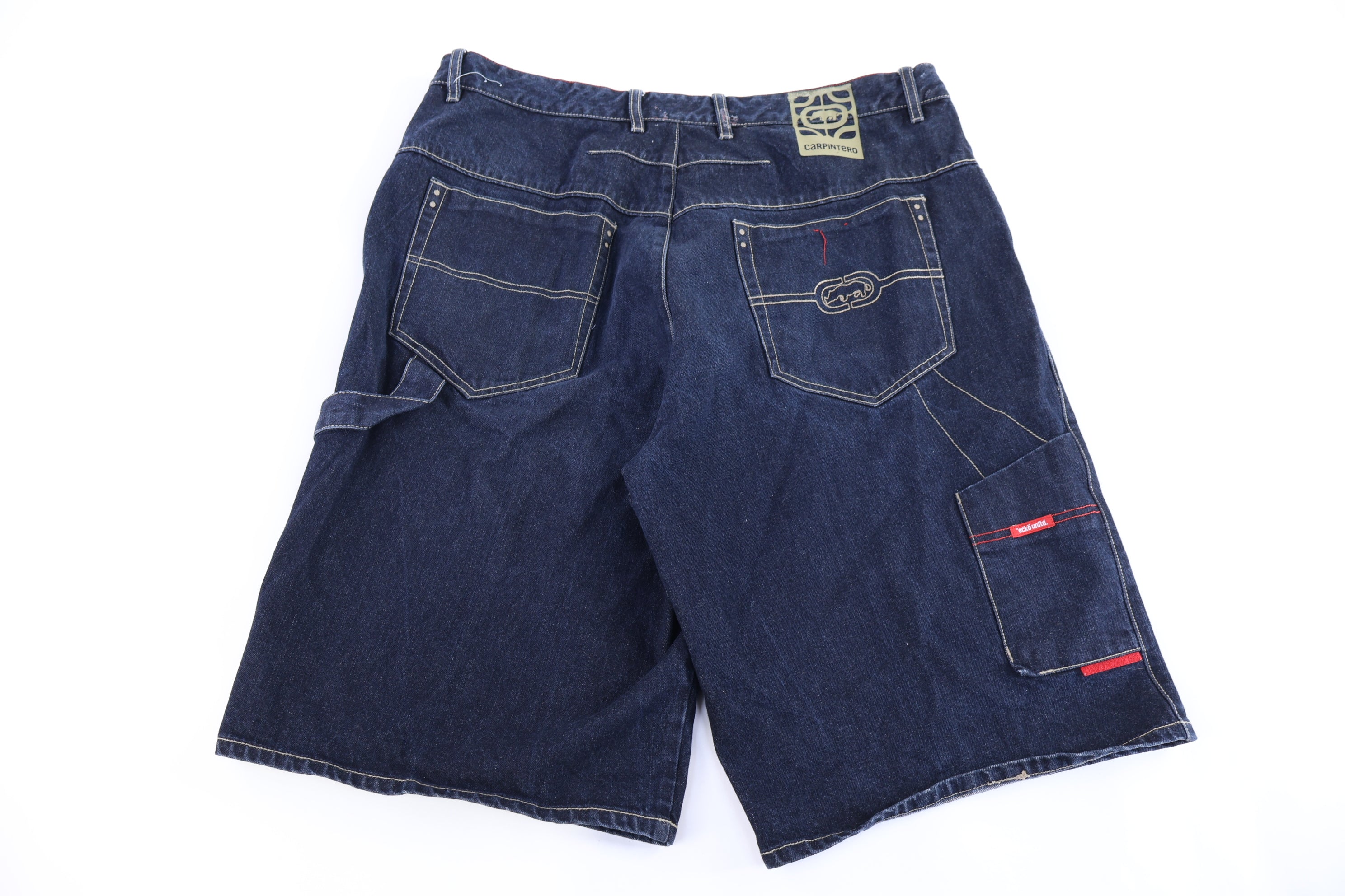 Y2K Ecko Unlimited Dark Wash Denim Shorts