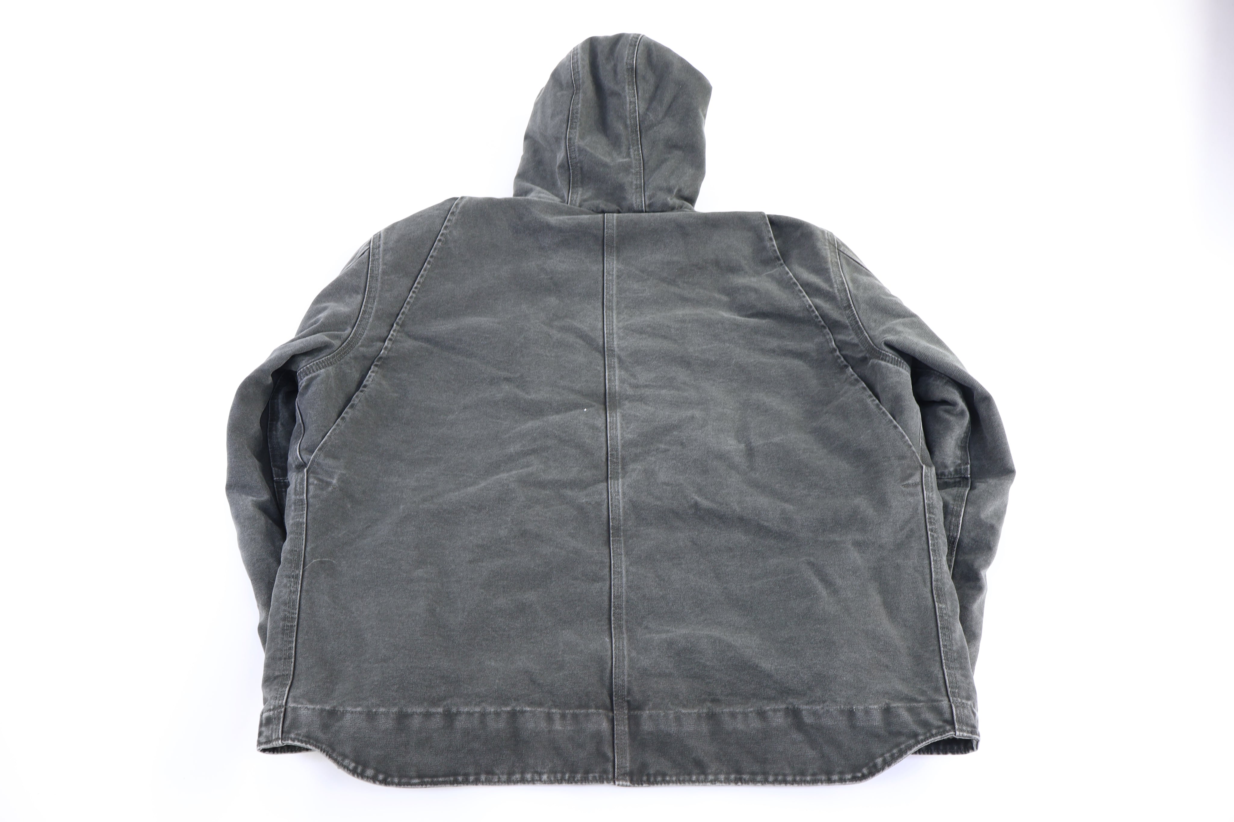 Carhartt Logo Patch Green Full Zip Jacket