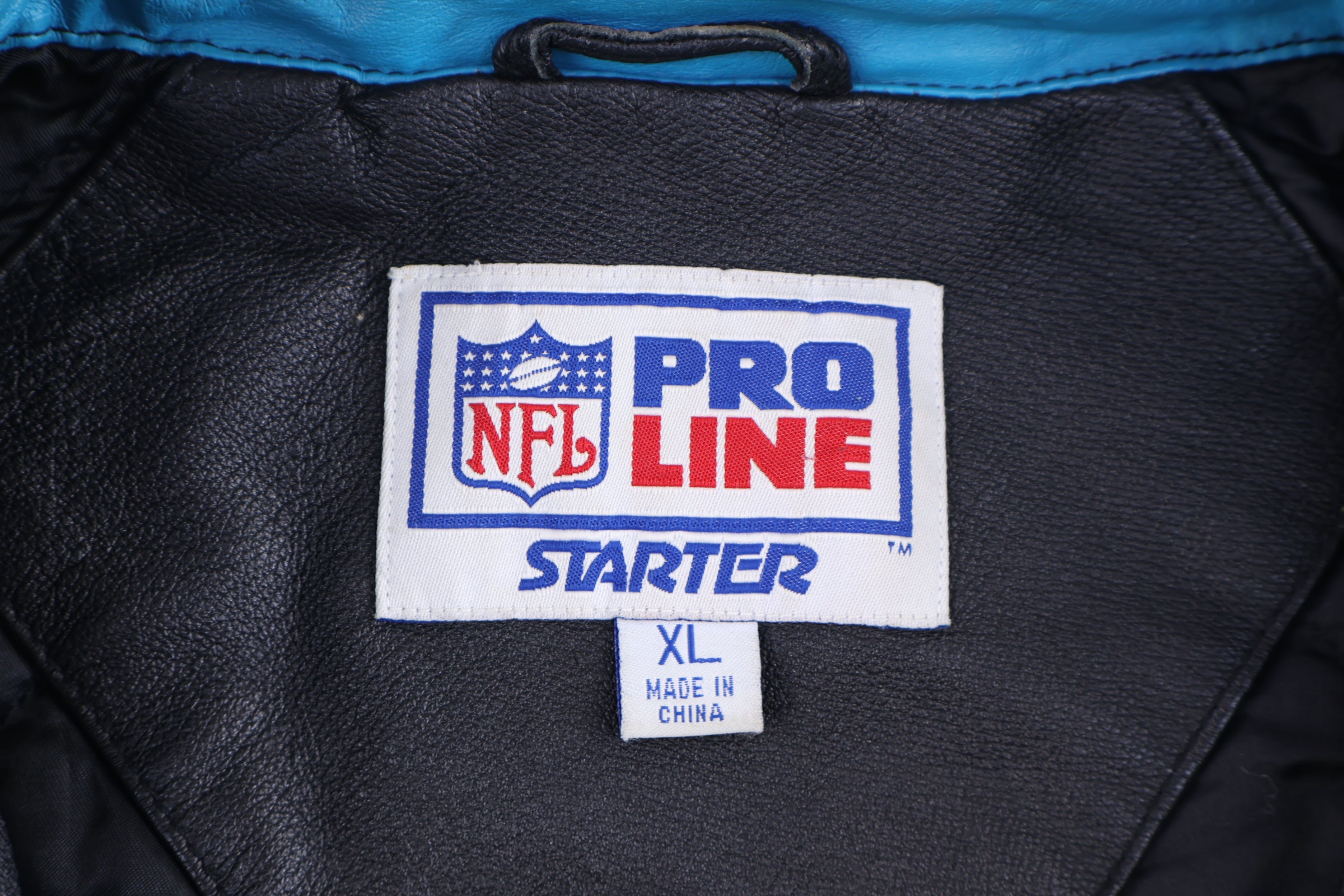 Vintage Starter Carolina Panthers Football Full Zip Jacket