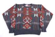 90's Eagle Ridge Multipatterned Knit Sweater