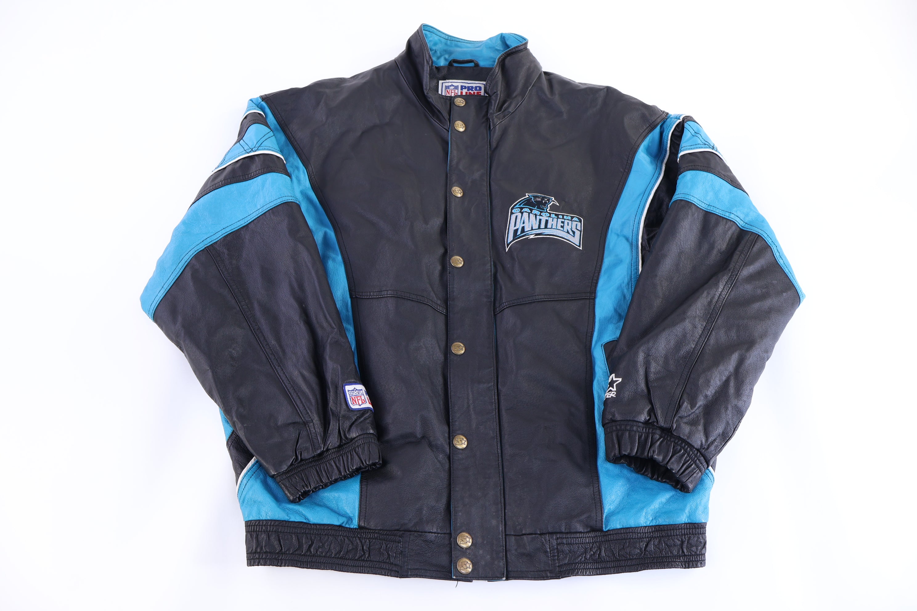 Vintage Starter Carolina Panthers Football Full Zip Jacket