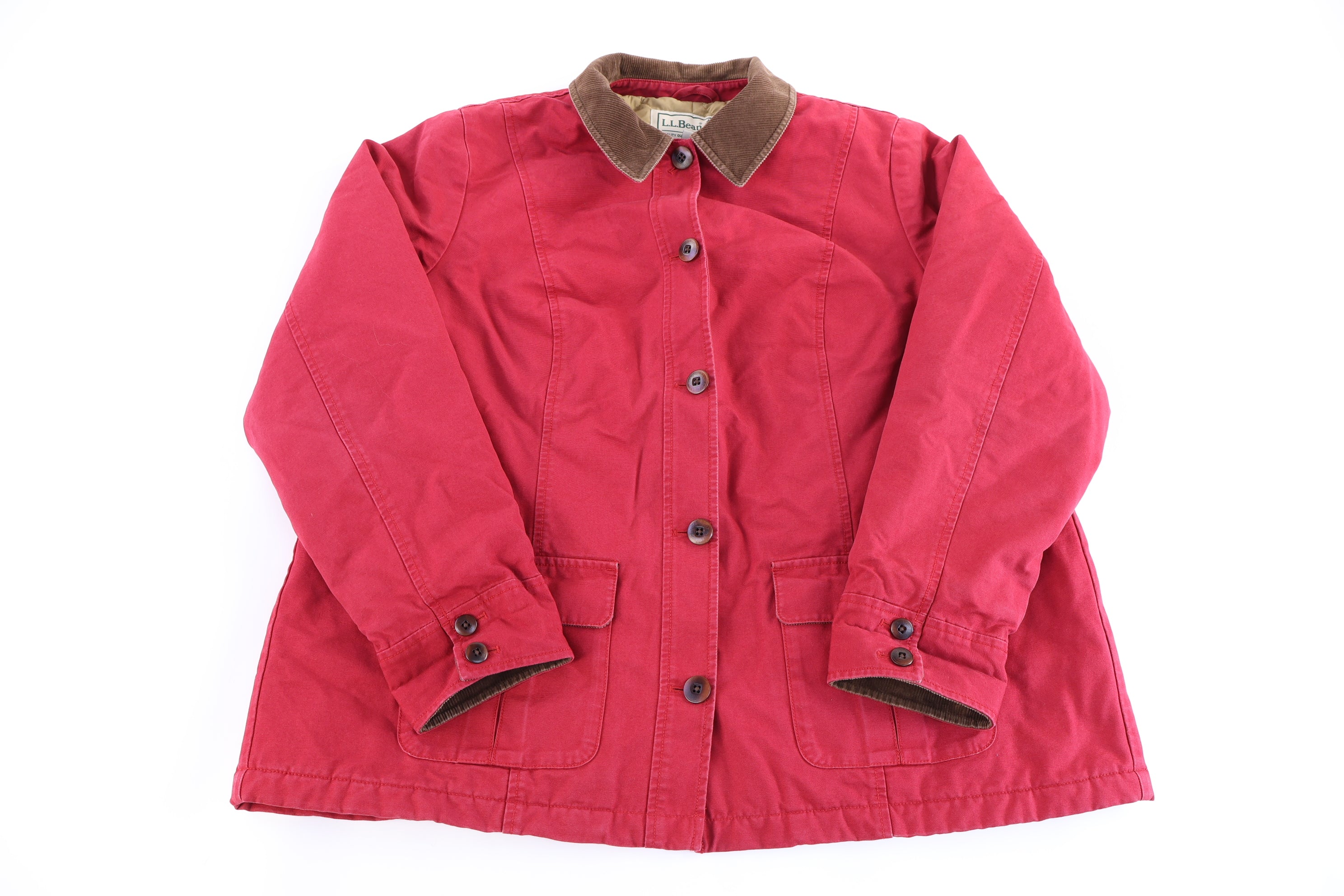 Women's Vintage L.L. Bean Red Chore Jacket