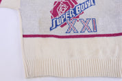 1987 Super Bowl Football Knit Sweater