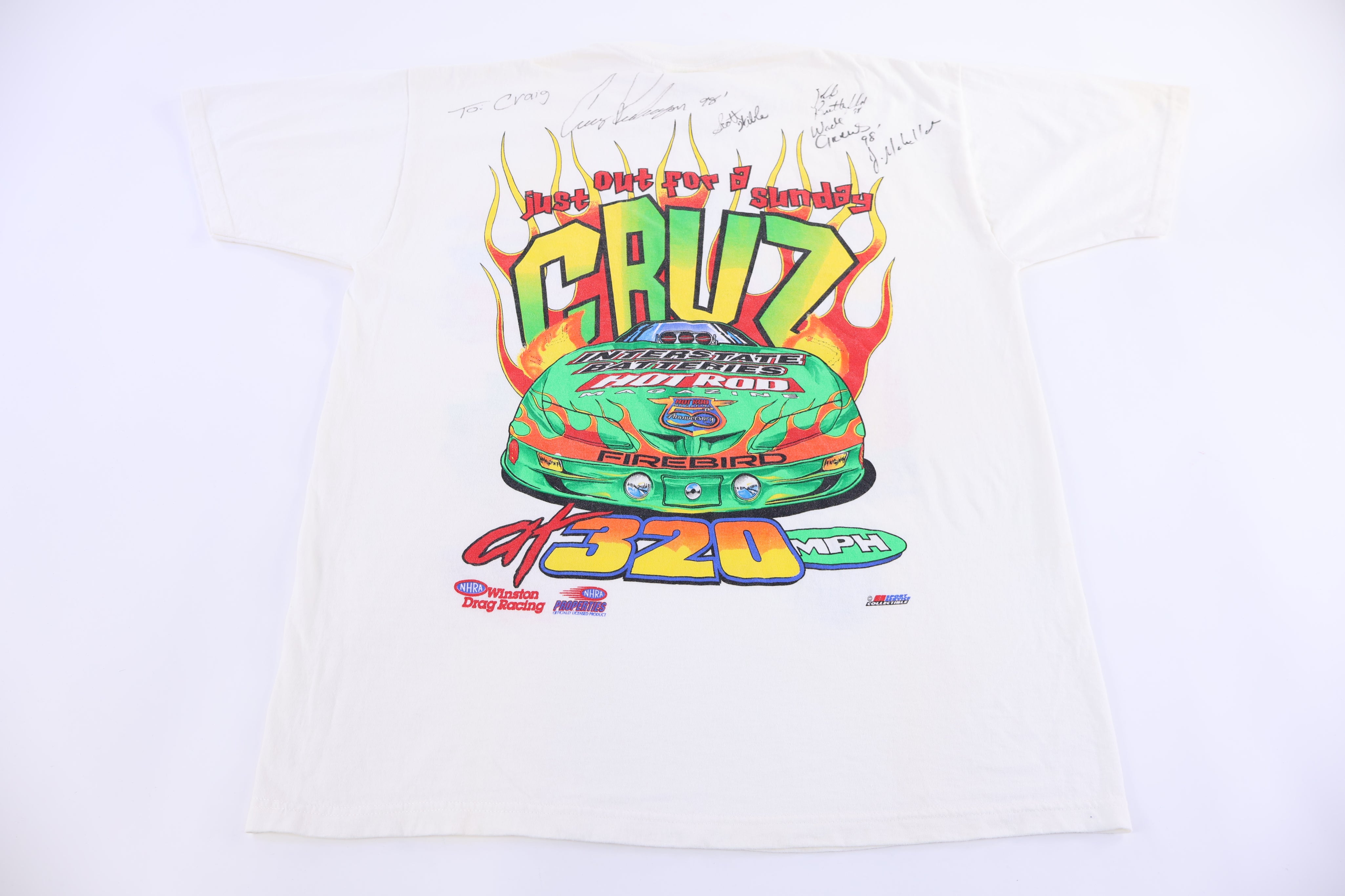 90's Cruz Pedregon Racing Graphic T-shirt
