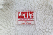 80's Levi's Sherpa Lined Denim Vest