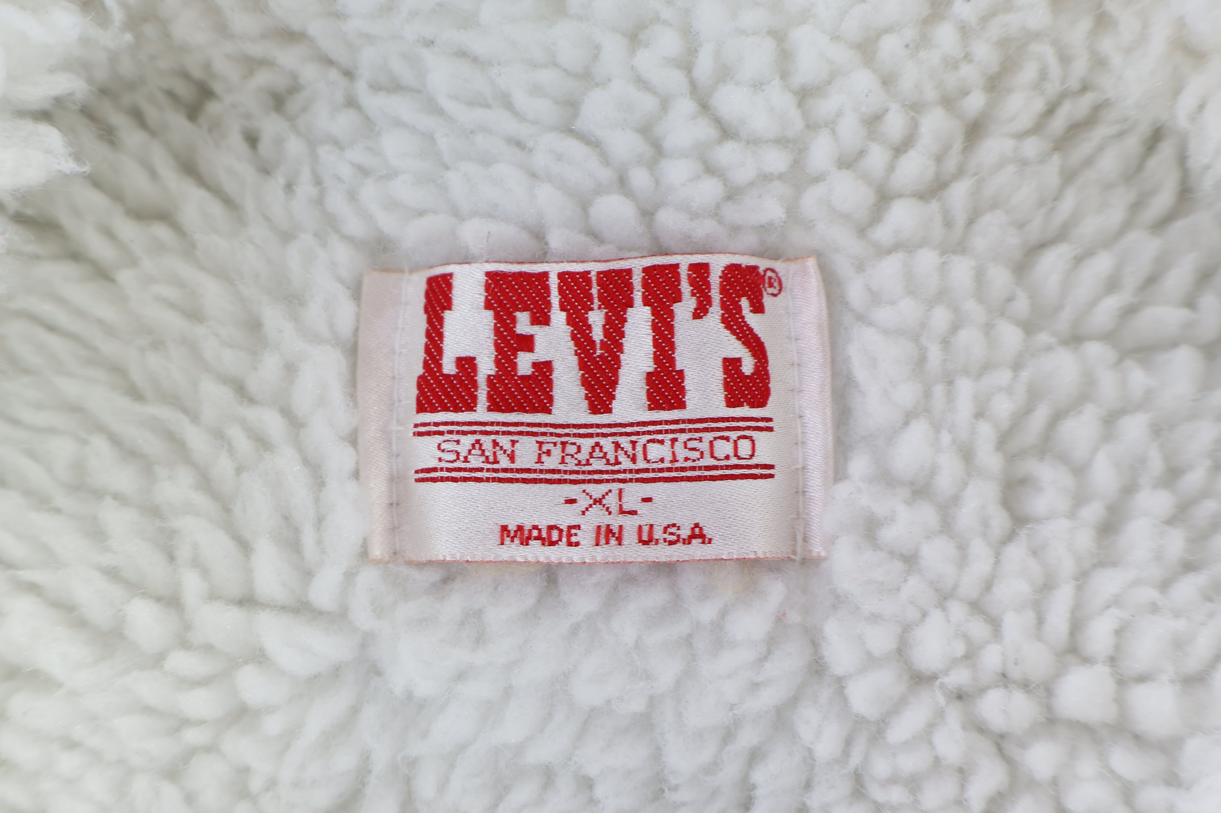 80's Levi's Sherpa Lined Denim Vest