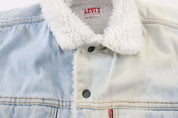 80's Levi's Sherpa Lined Denim Vest
