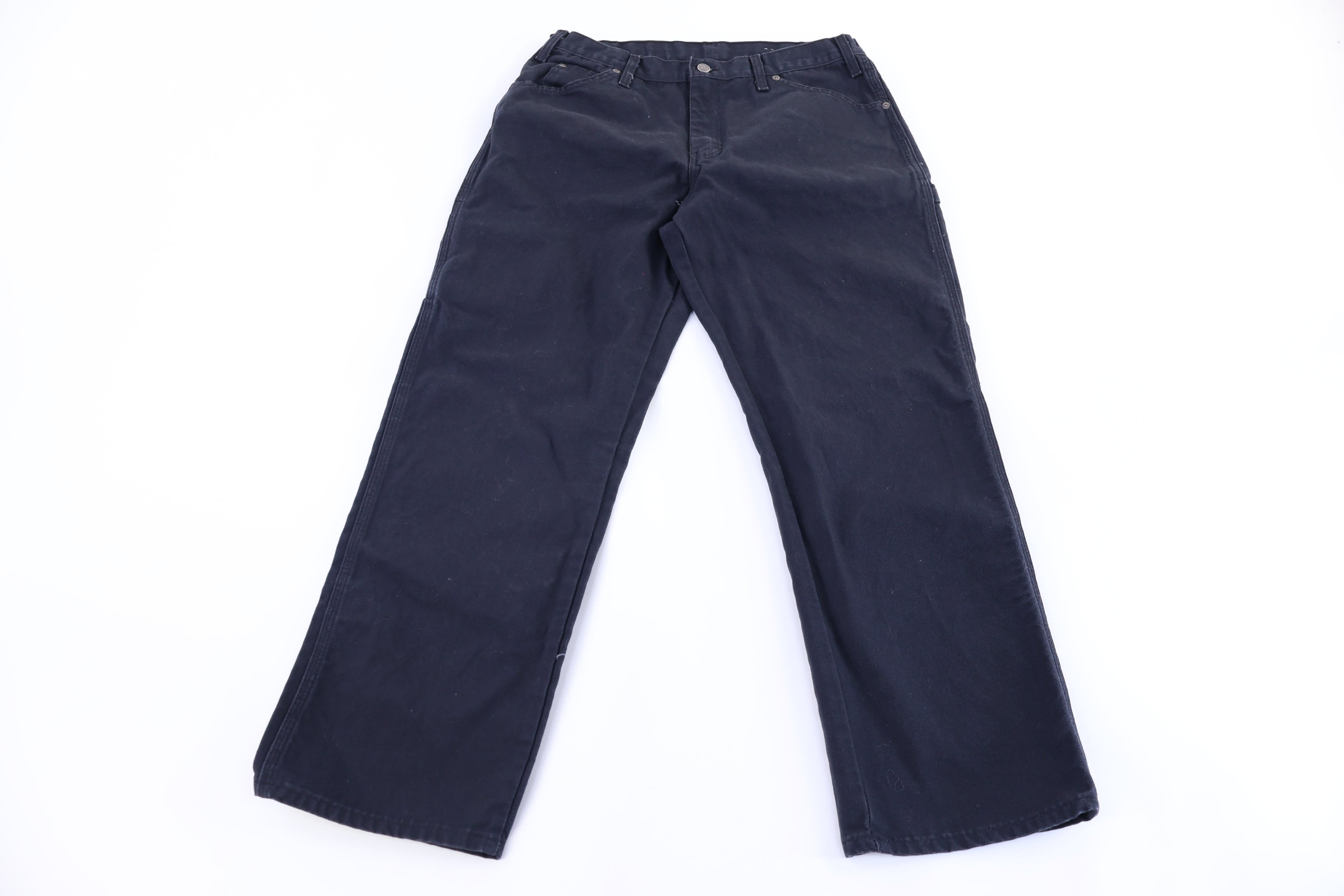 Dickies Logo Patch Black Workwear Pants
