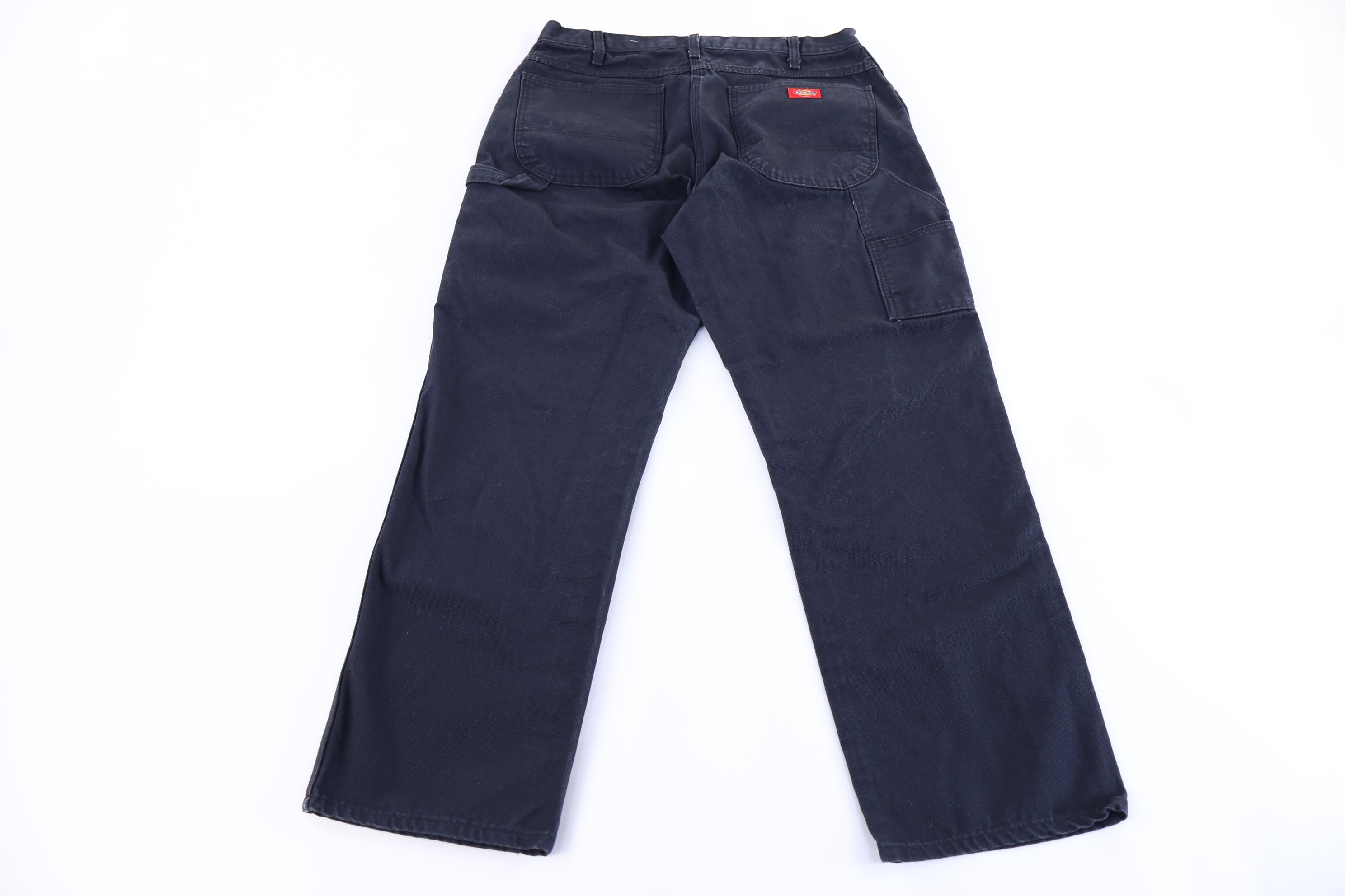 Dickies Logo Patch Black Workwear Pants
