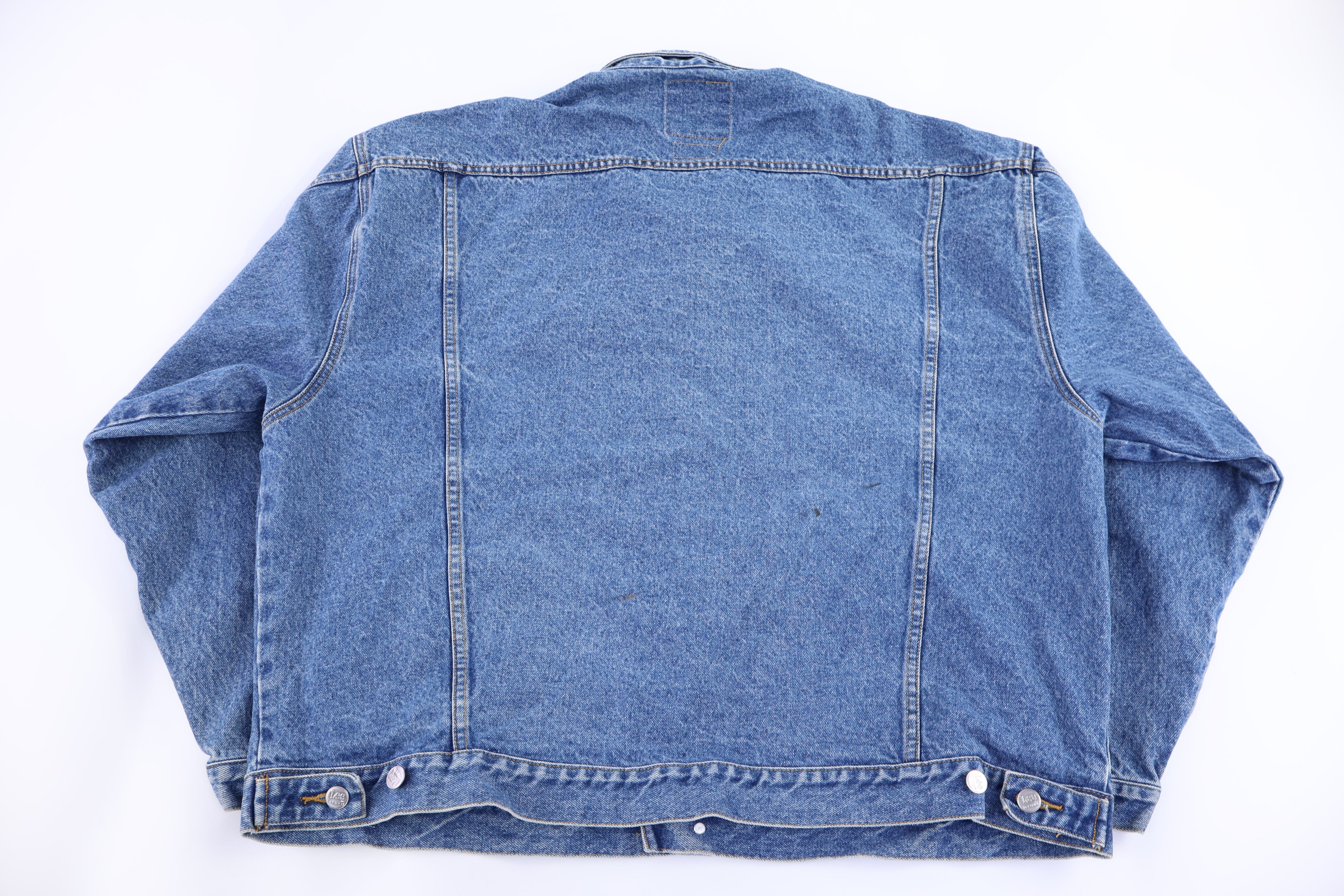 90's Lee Dallas Cowboys Dark Wash Denim Jacket