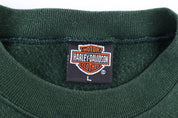 90's Harley Davidson Motorcycles Embroidered Sweatshirt