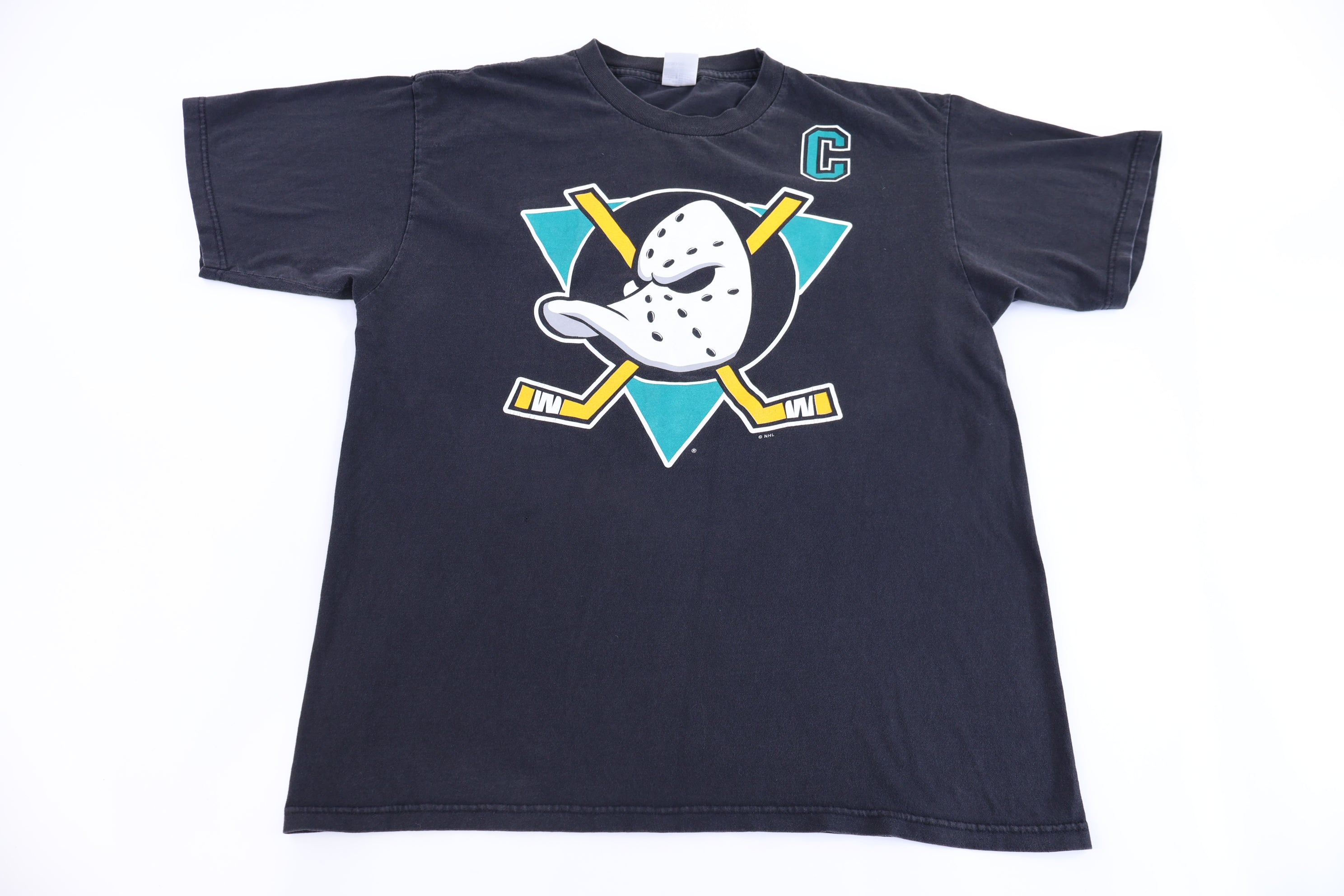 90's Paul Kariya Anaheim Mighty Ducks Hockey T-shirt