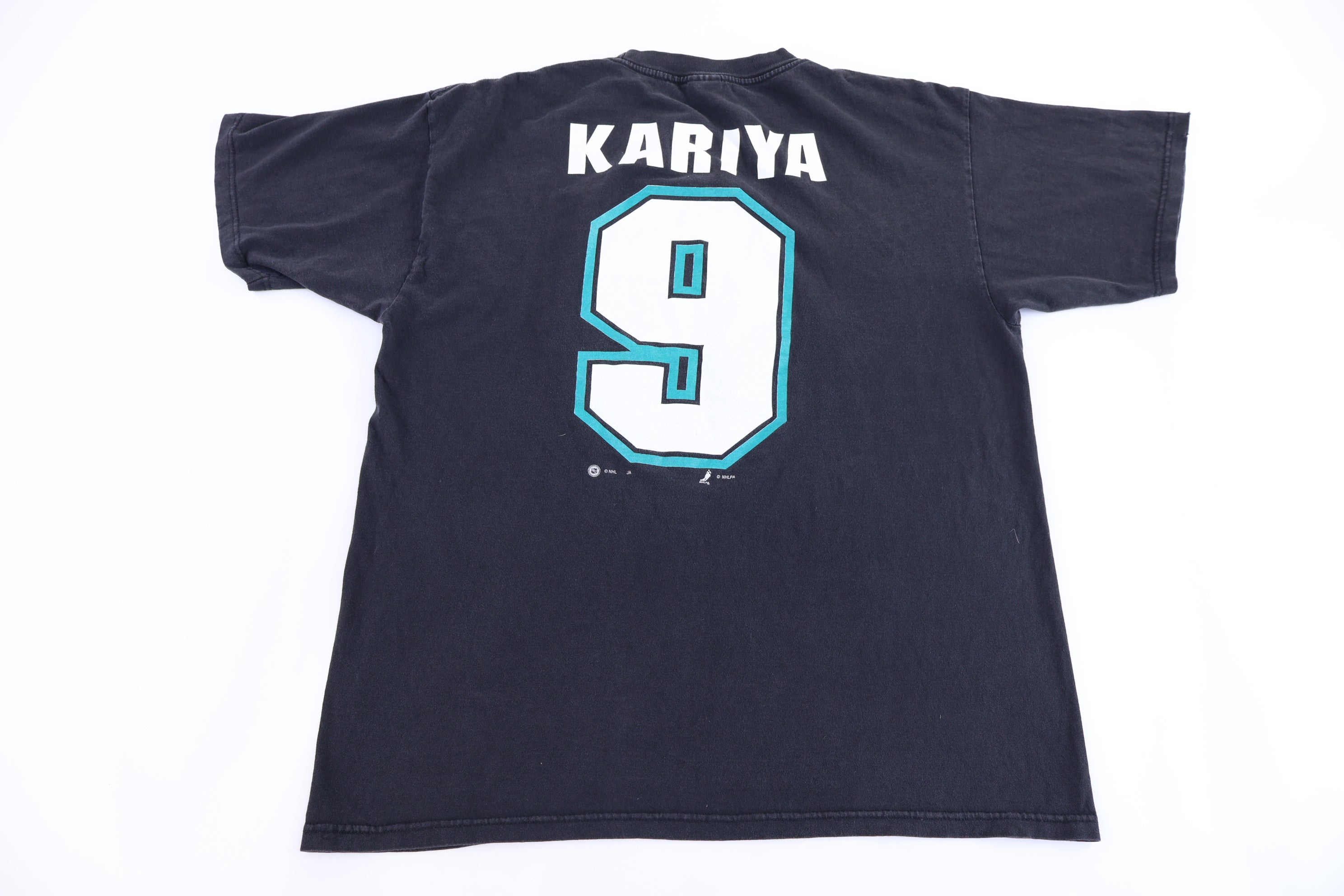90's Paul Kariya Anaheim Mighty Ducks Hockey T-shirt