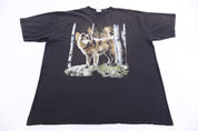 90's Wolf Nature Graphic T-shirt