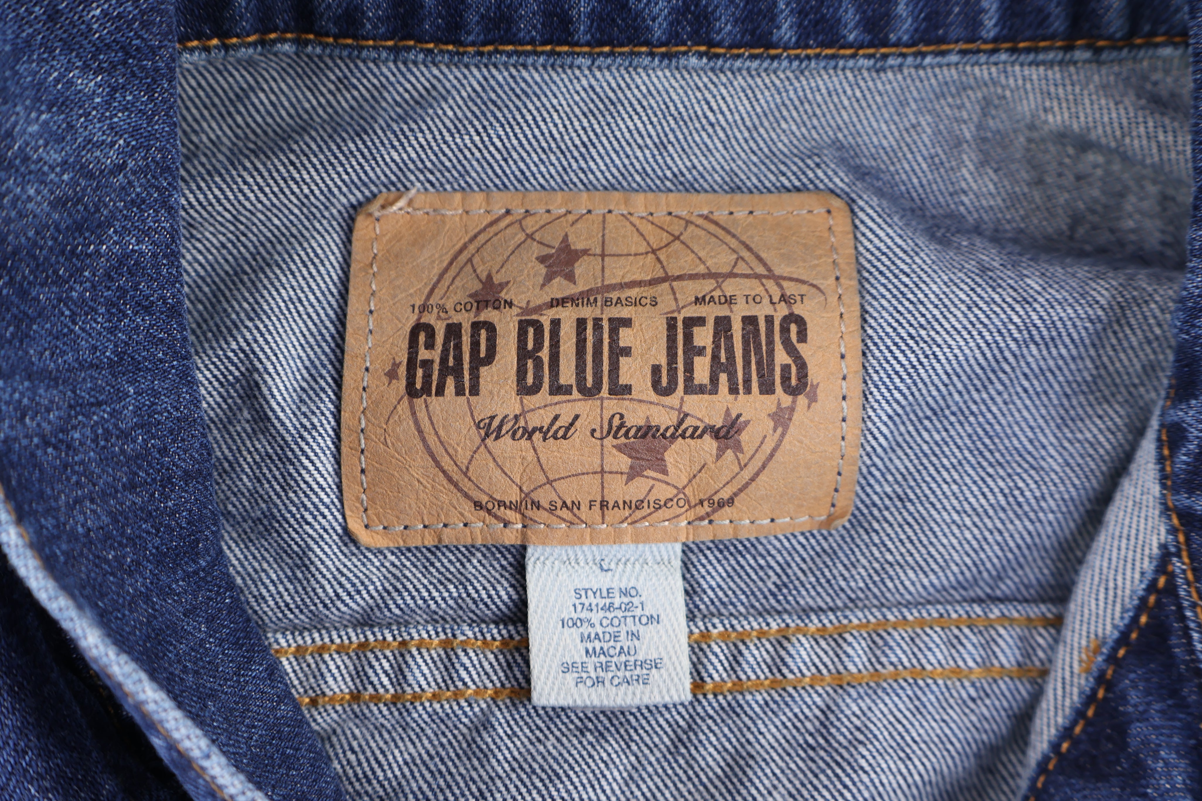 Vintage Gap Blues Denim Jacket