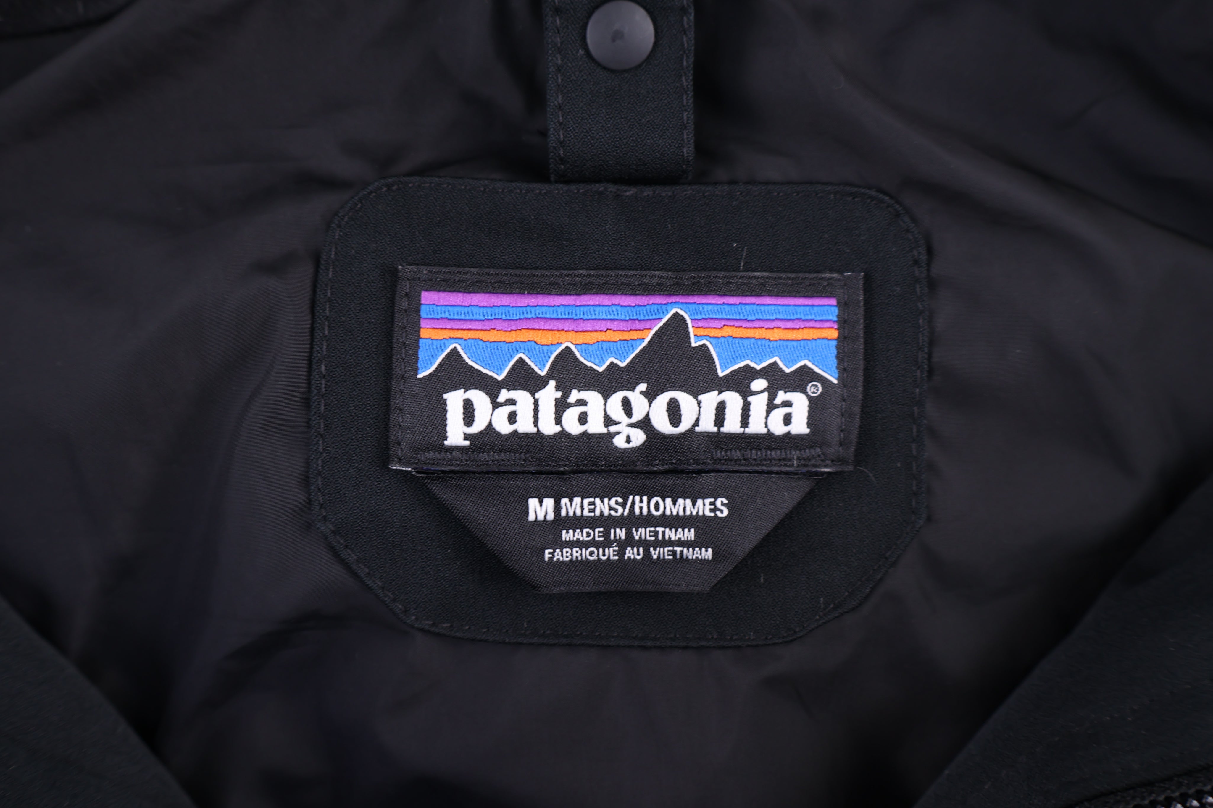 Patagonia Logo Patch Black Full Zip Jacket