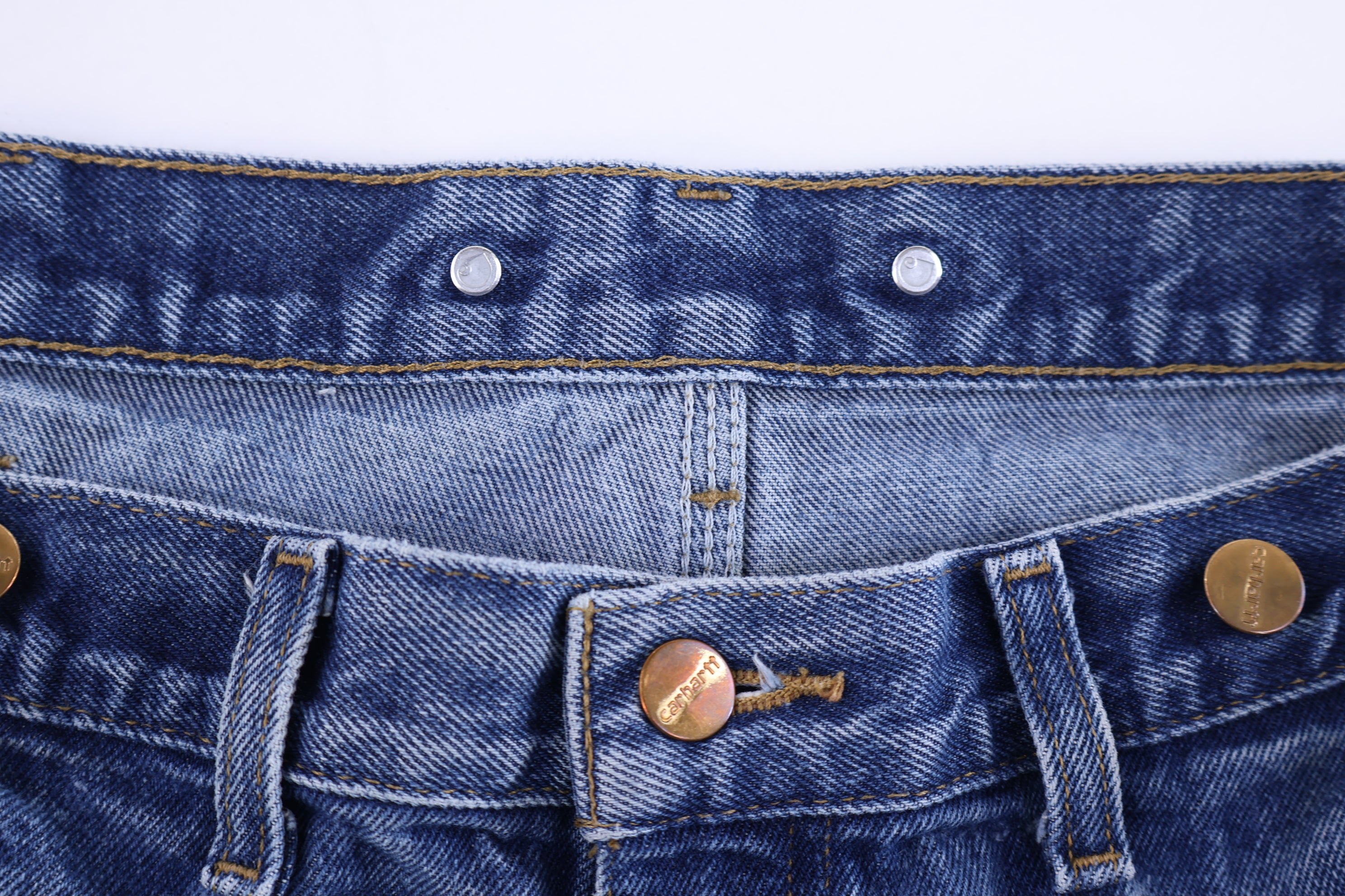 Carhartt Logo Patch Double Knee Denim Jeans