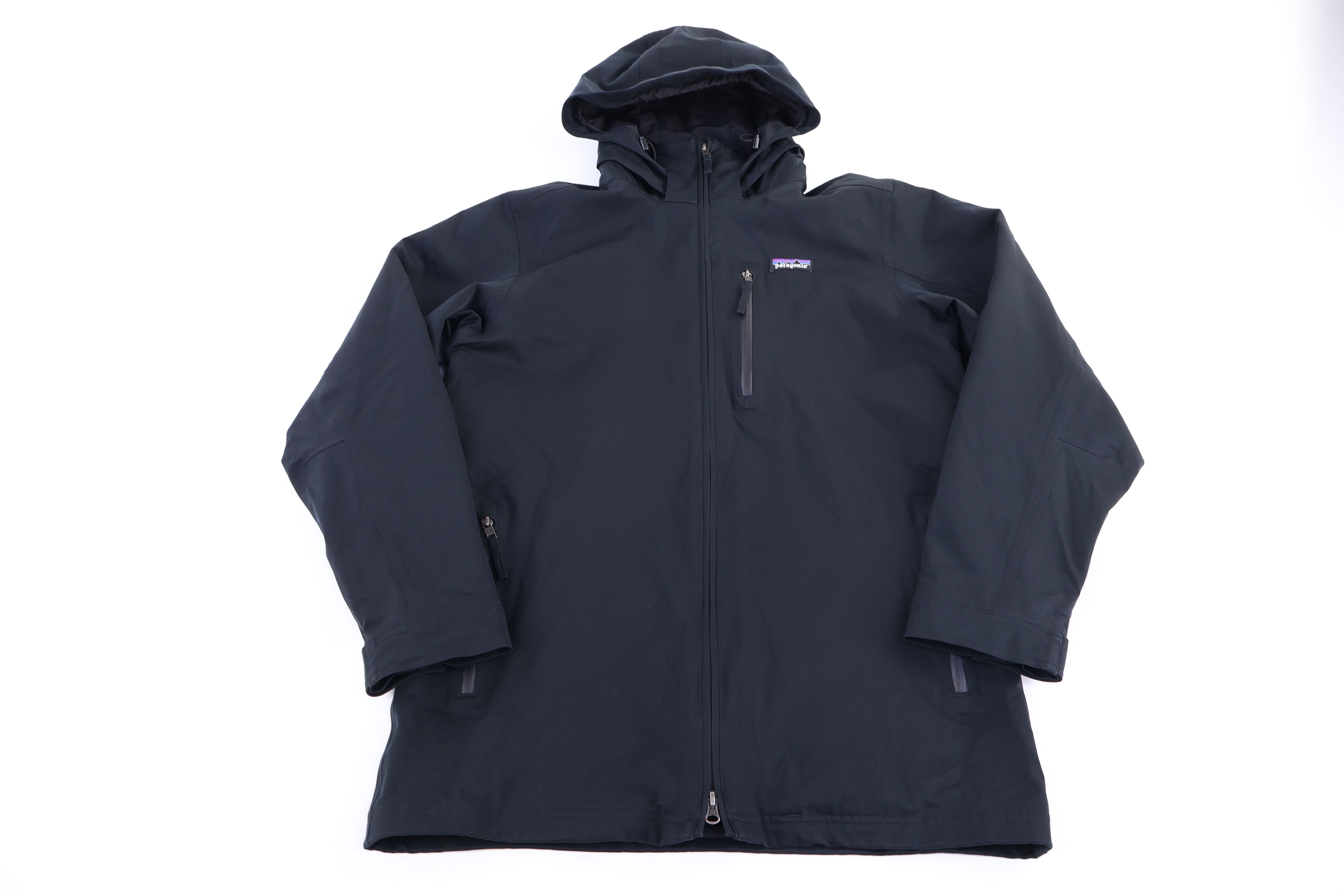 Patagonia Logo Patch Black Full Zip Jacket