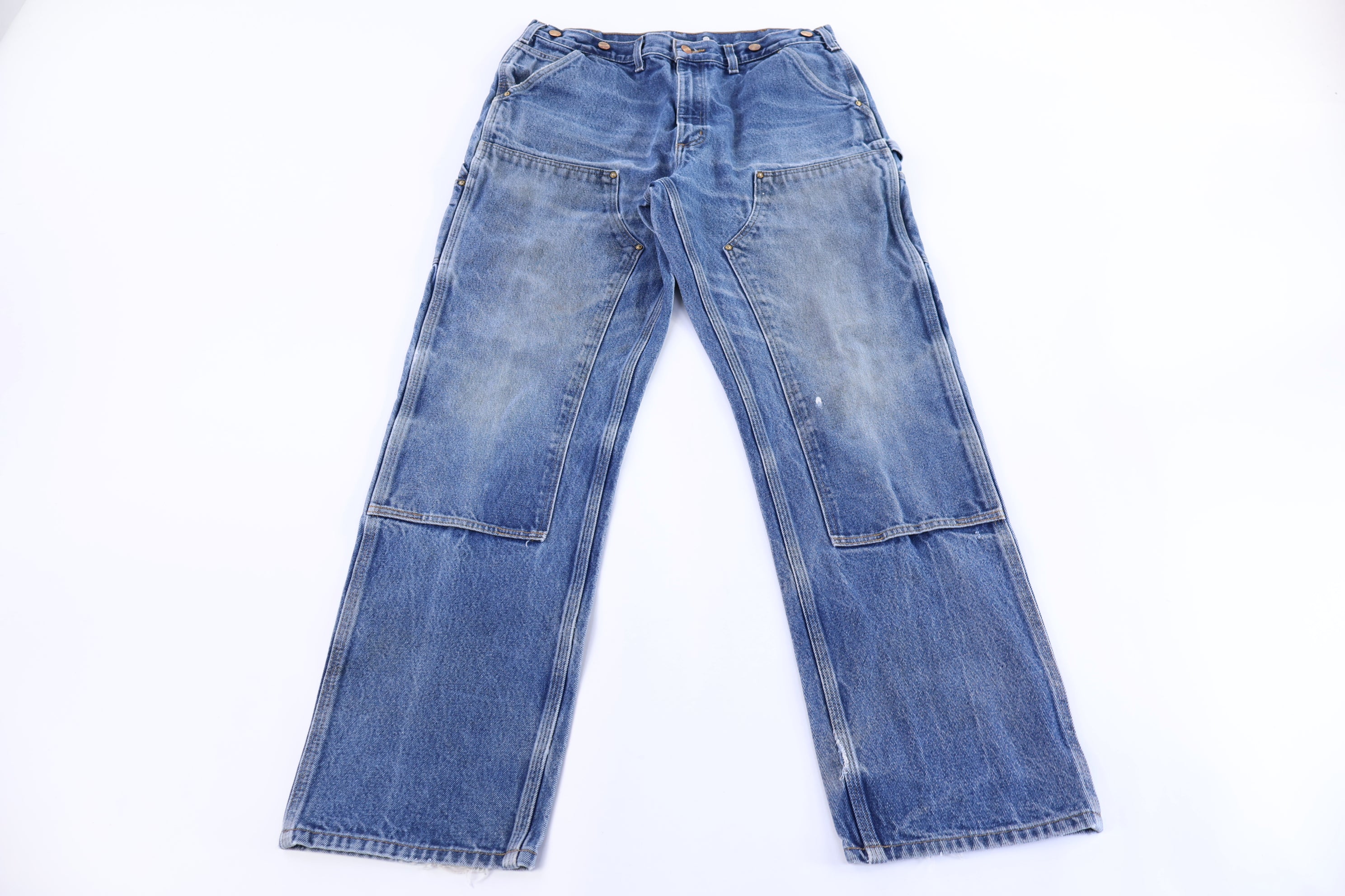 Carhartt Logo Patch Double Knee Denim Jeans