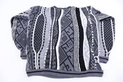 90's Lavane New York Black & White Knit Sweater