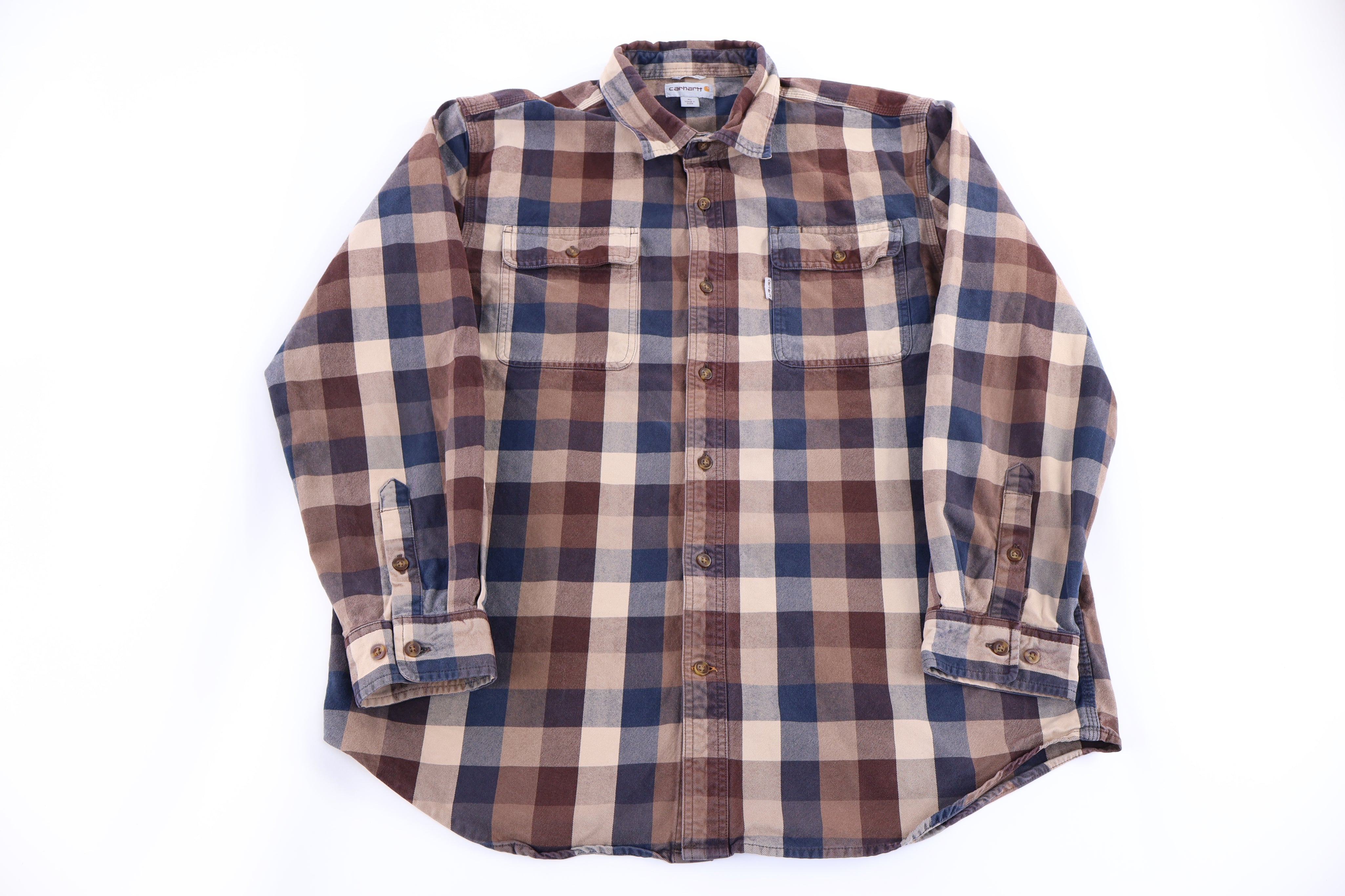 Carhartt Logo Patch Multicolor LS Button Down