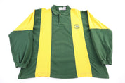 Vintage Green Bay Packers Yellow & Green LS Button Up