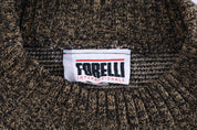 90's Forelli Cheetah Graphic Knit Sweater